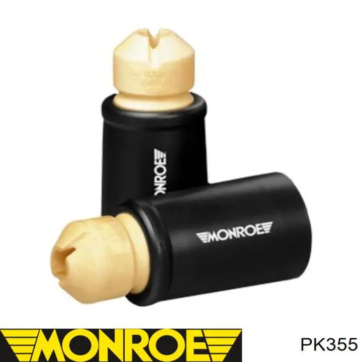 06399 Metalcaucho Pára-choque (grade de proteção) de amortecedor dianteiro + bota de proteção