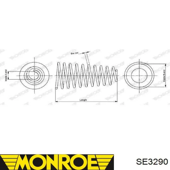 Compre SE3290 Monroe Mola dianteira