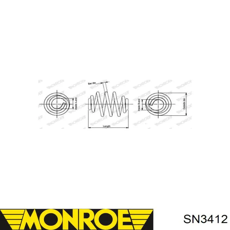 SN3412 Monroe Mola traseira