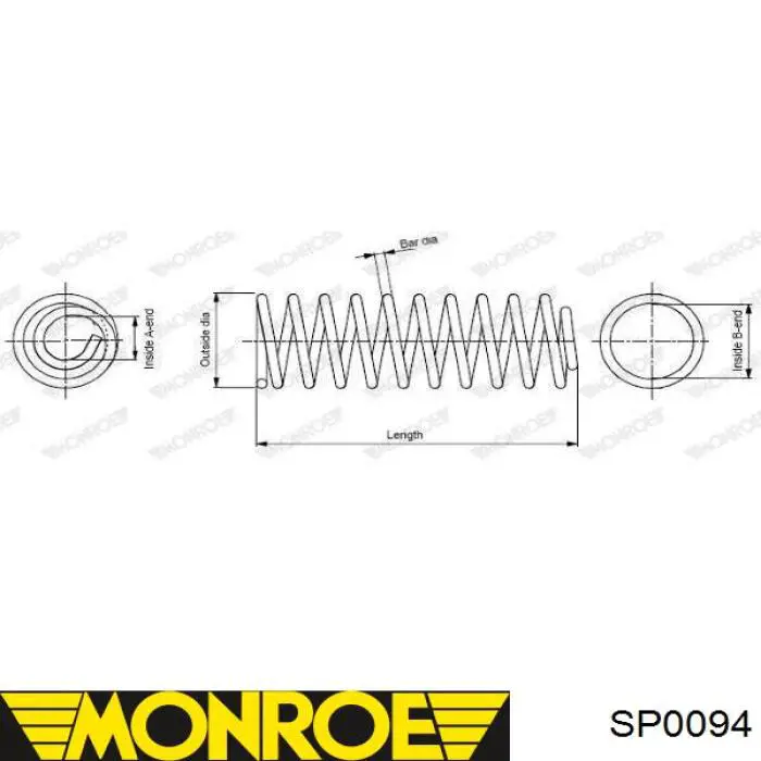 Compre SP0094 Monroe Mola dianteira