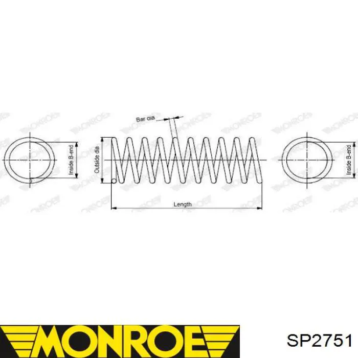 Mola dianteira Nissan Sunny III Y10