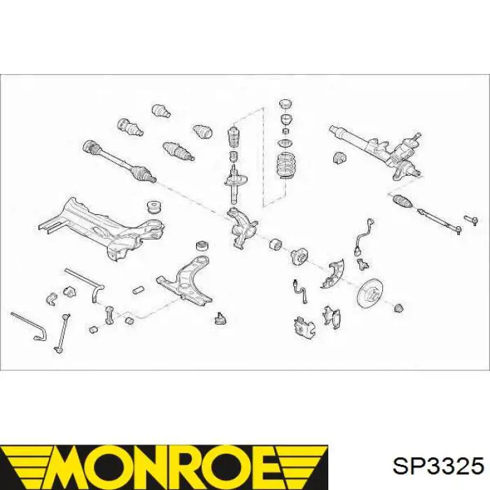 Mola dianteira PRTH438 Starline