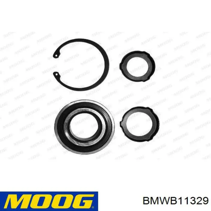 Compre BMWB11329 Moog Rolamento de cubo traseiro