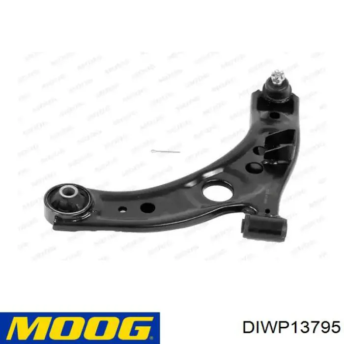 DIWP13795 Moog Braço oscilante inferior esquerdo de suspensão dianteira
