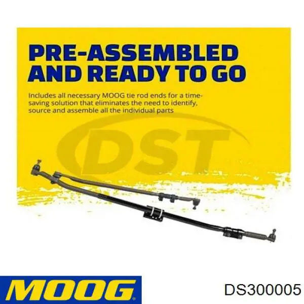 Compre DS300005 Moog Tração de direção montada direita