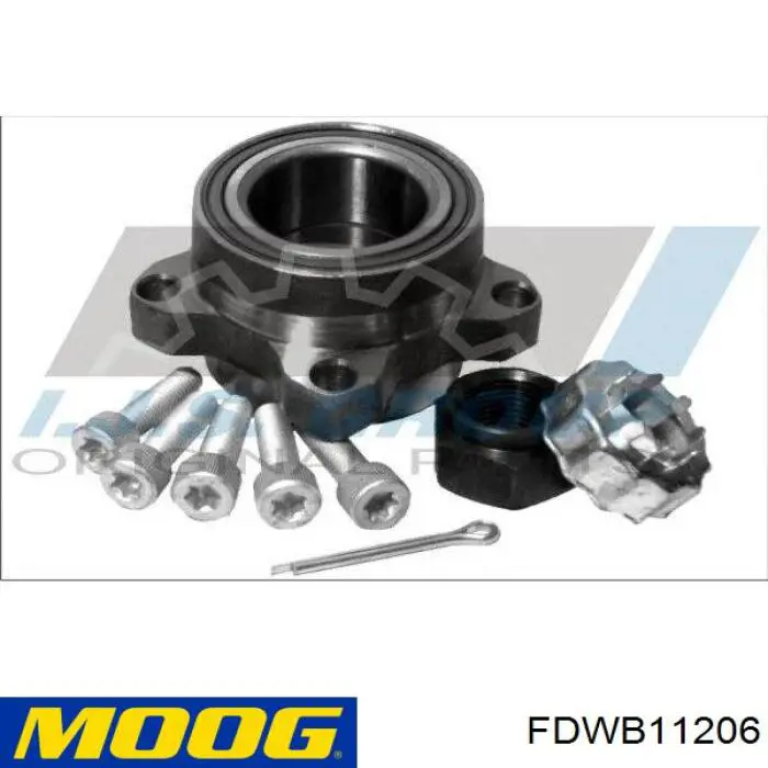 Compre FDWB11206 Moog Rolamento de cubo dianteiro