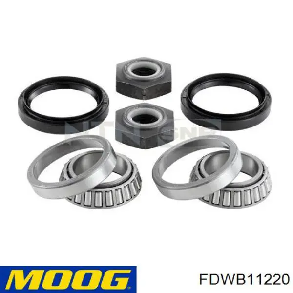 Compre FDWB11220 Moog Rolamento de cubo traseiro