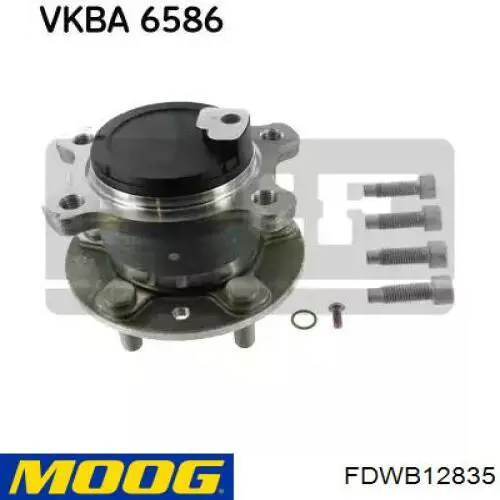 FDWB12835 Moog Cubo traseiro