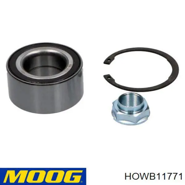 Compre HOWB11771 Moog Rolamento de cubo traseiro