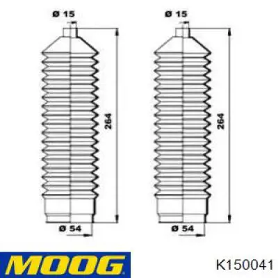 Bota de proteção do mecanismo de direção (de cremalheira) SKF VKJP2153 preço, a partir de 11,16 USD
