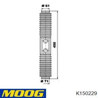 Compre K150229 Moog Bota de proteção do mecanismo de direção (de cremalheira)