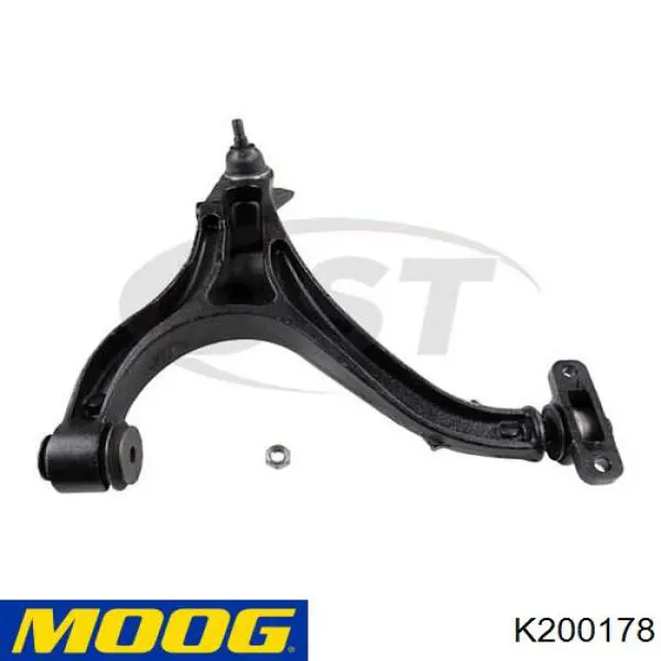 Compre K200178 Moog Bloco silencioso do braço oscilante inferior traseiro