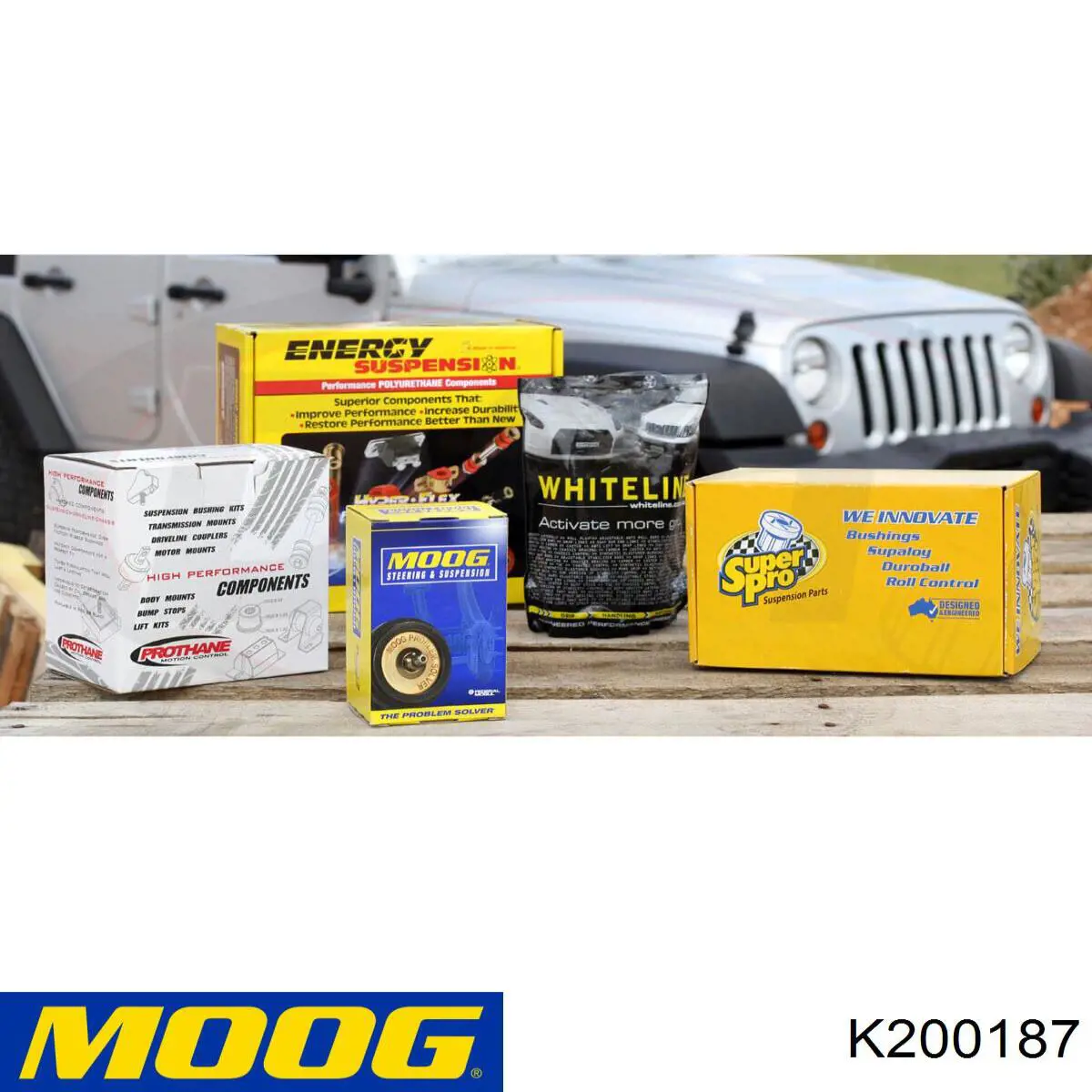 Compre K200187 Moog Bloco silencioso (coxim) dianteiro de redutor do eixo dianteiro
