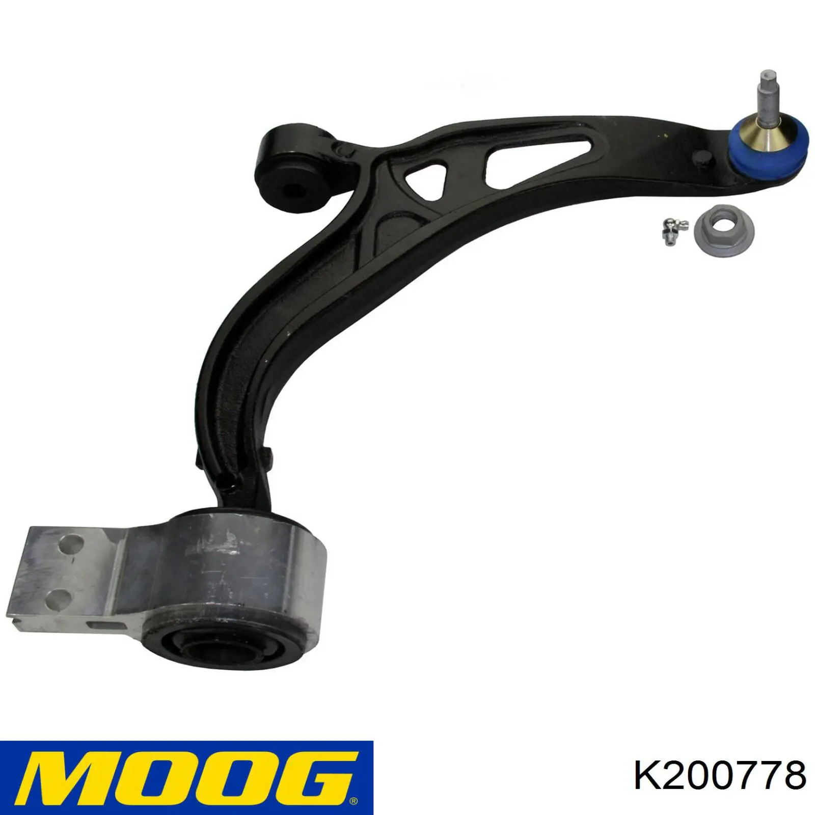 Bloco silencioso dianteiro do braço oscilante inferior Moog K200778 preço, a partir de 63,35 USD