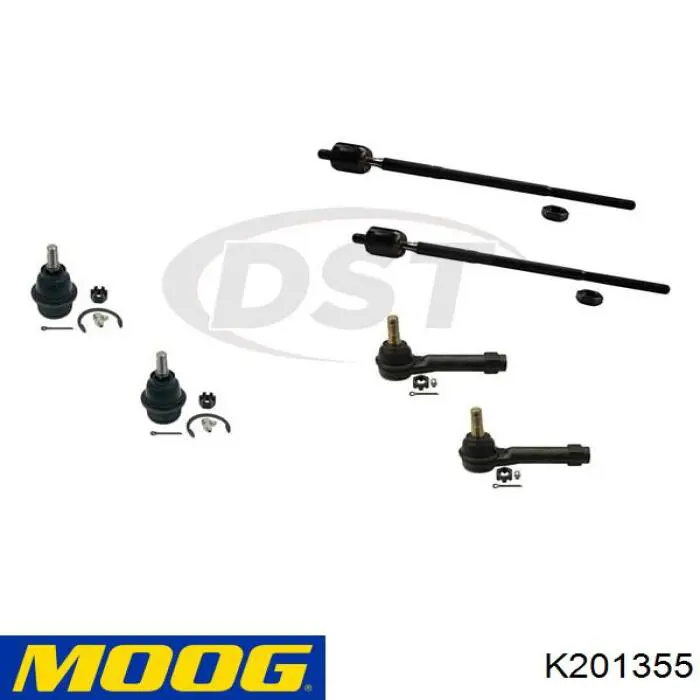 Compre K201355 Moog Bloco silencioso dianteiro de braço oscilante traseiro longitudinal