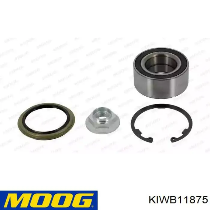 Rolamento de cubo dianteiro Moog KIWB11875 preço, a partir de 41,78 USD