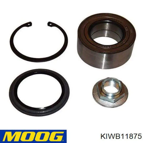 Compre KIWB11875 Moog Rolamento de cubo dianteiro