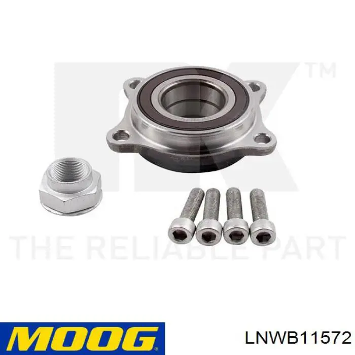 Compre LNWB11572 Moog Rolamento de cubo dianteiro