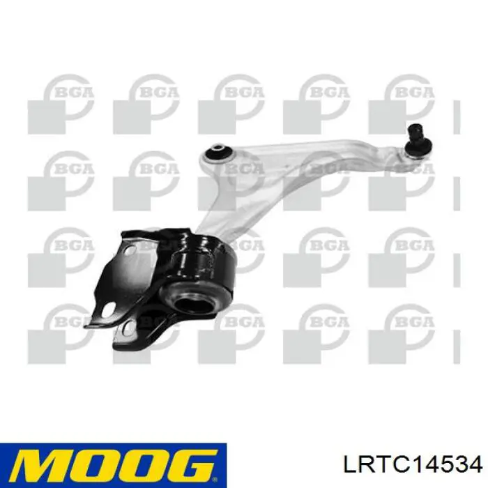 LR024472 Land Rover Braço oscilante inferior direito de suspensão dianteira