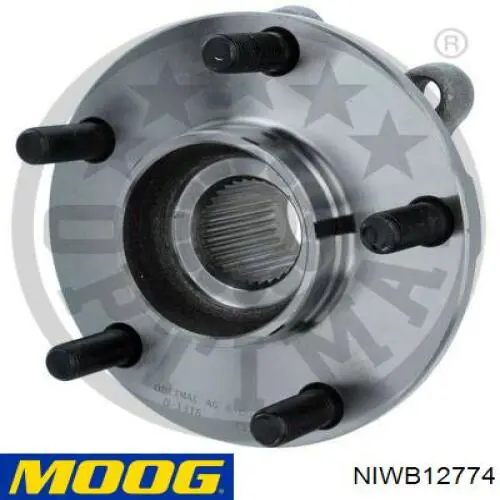 Cubo dianteiro Moog NIWB12774 preço, a partir de 143,42 USD