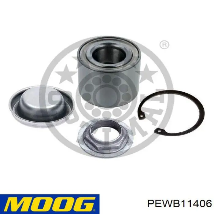 Compre PEWB11406 Moog Rolamento de cubo traseiro