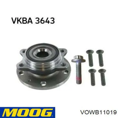 Cubo dianteiro Moog VOWB11019 preço, a partir de 81,35 USD