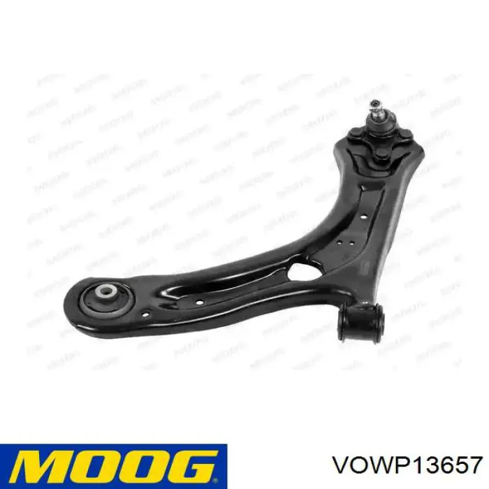 VOWP13657 Moog Braço oscilante inferior esquerdo de suspensão dianteira