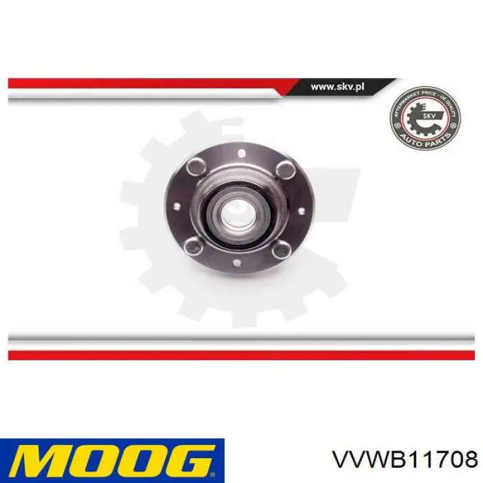 Compre VVWB11708 Moog Cubo traseiro