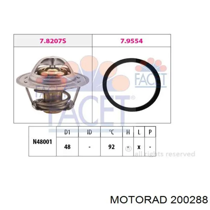 Termostato Motorad 200288 preço, a partir de 9,79 USD