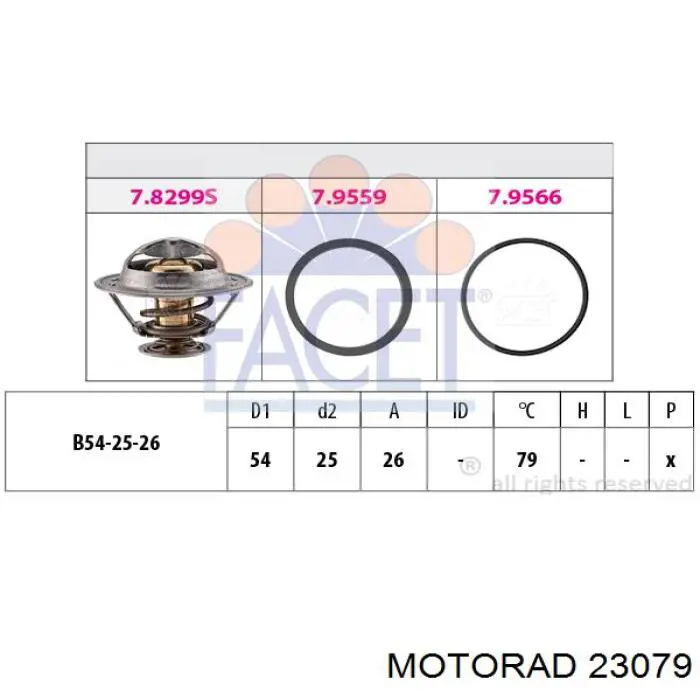 Termostato Motorad 23079 preço, a partir de 11,49 USD