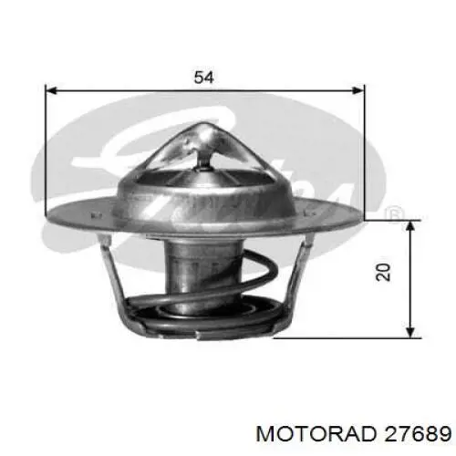 Caixa do termostato Motorad 27689 preço, a partir de 22,35 USD