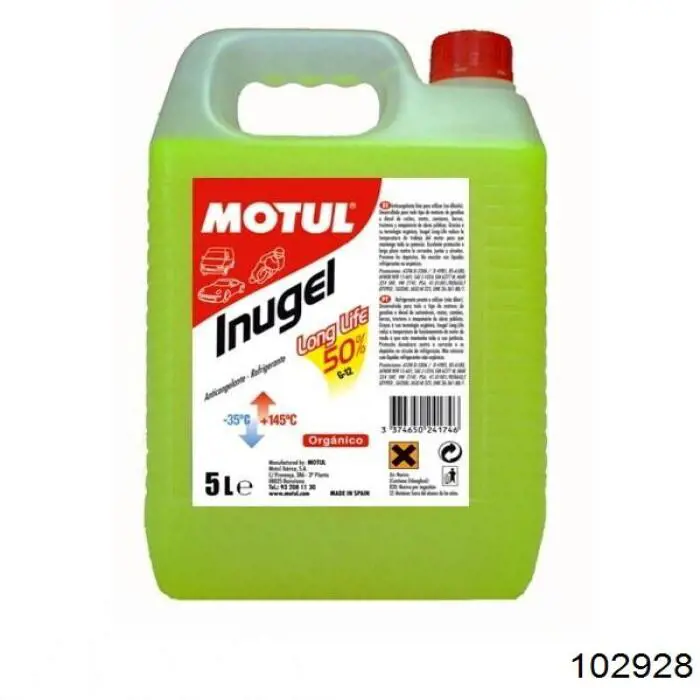 102928 Motul Fluido de esfriamento