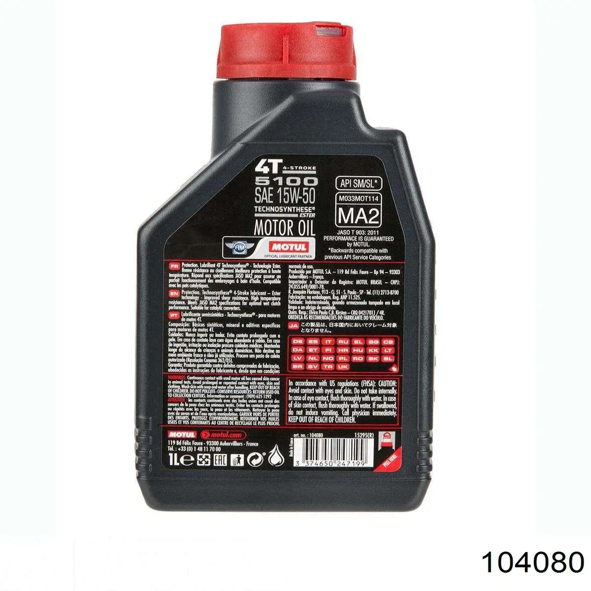 Óleo para motor Motul 104080 preço, a partir de 14,89 USD