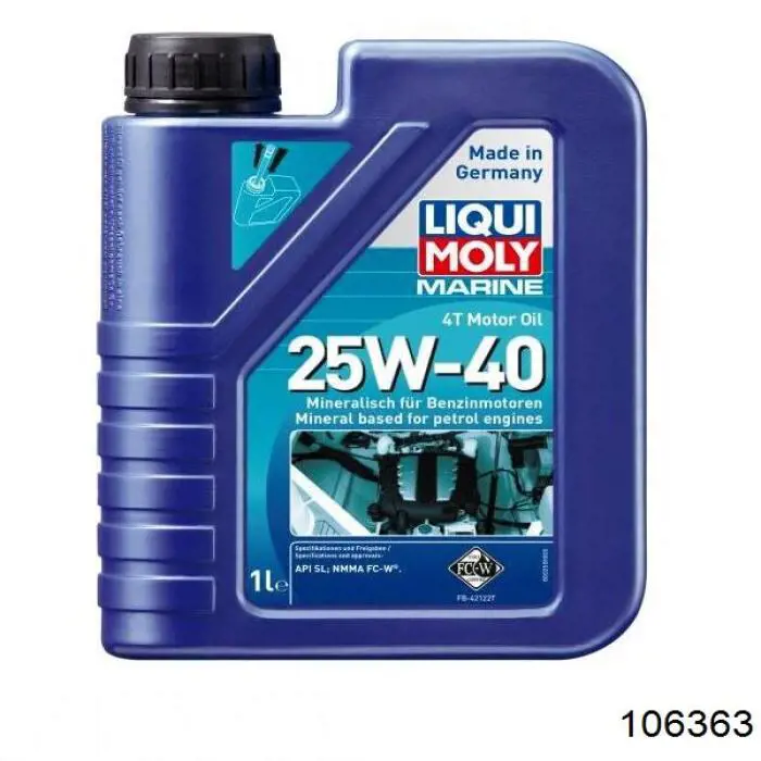 Óleo para motor 106363 Motul