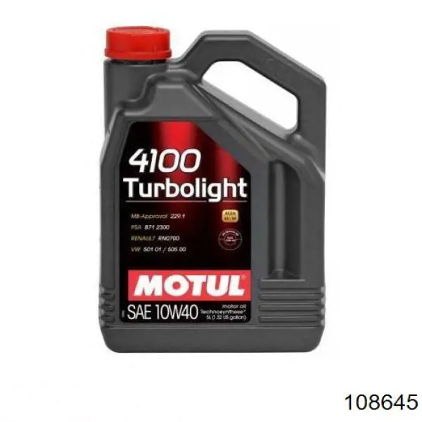 108645 Motul Óleo para motor