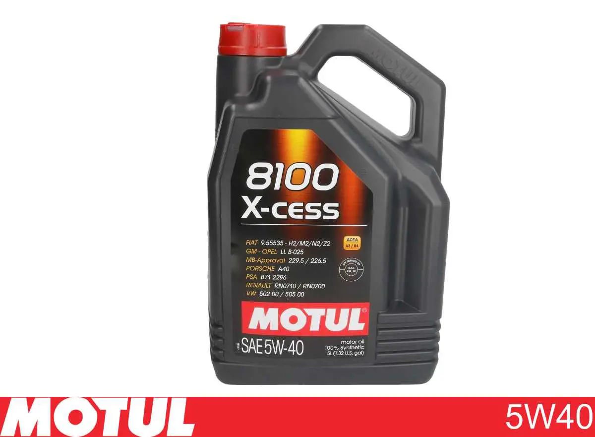 5W40 Motul Óleo para motor