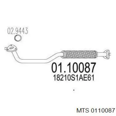 Tubo de admissão dianteiro (calças) do silenciador Honda 18210S1AE61 preço, a partir de 337,26 USD