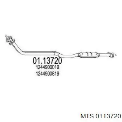 Compre A1244900819 Mercedes Tubo de admissão dianteiro (calças) do silenciador