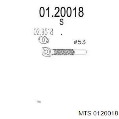 Tubo de admissão dianteiro (calças) do silenciador Asmet 16093 preço, a partir de 87,32 USD