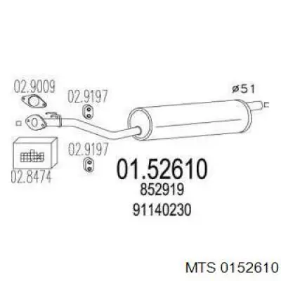  Bosal 278135 preço, a partir de 113,27 USD