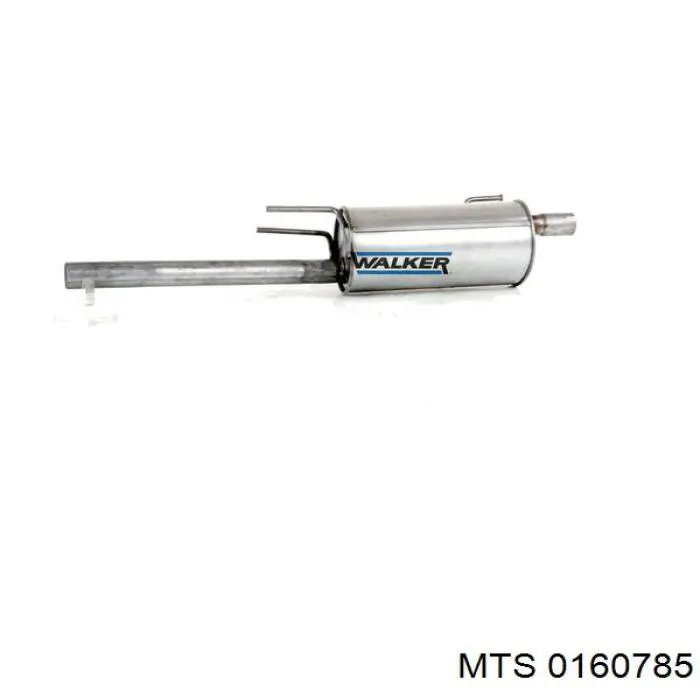 Silenciador, parte traseira MTS 0160785 preço, a partir de 78,68 USD