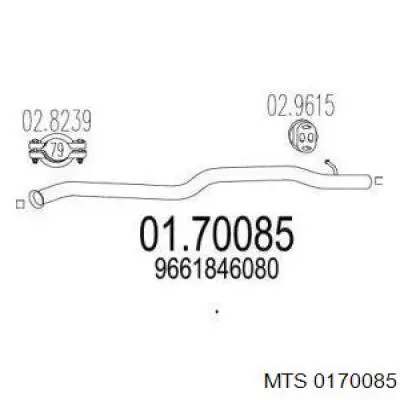 Silenciador, parte traseira Peugeot/Citroen 1609209380 preço, a partir de 52,35 USD