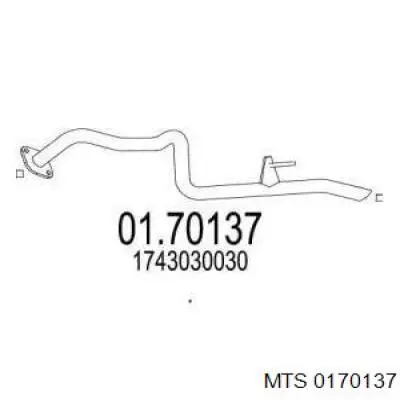 Compre 1743030030 Toyota Silenciador, parte traseira