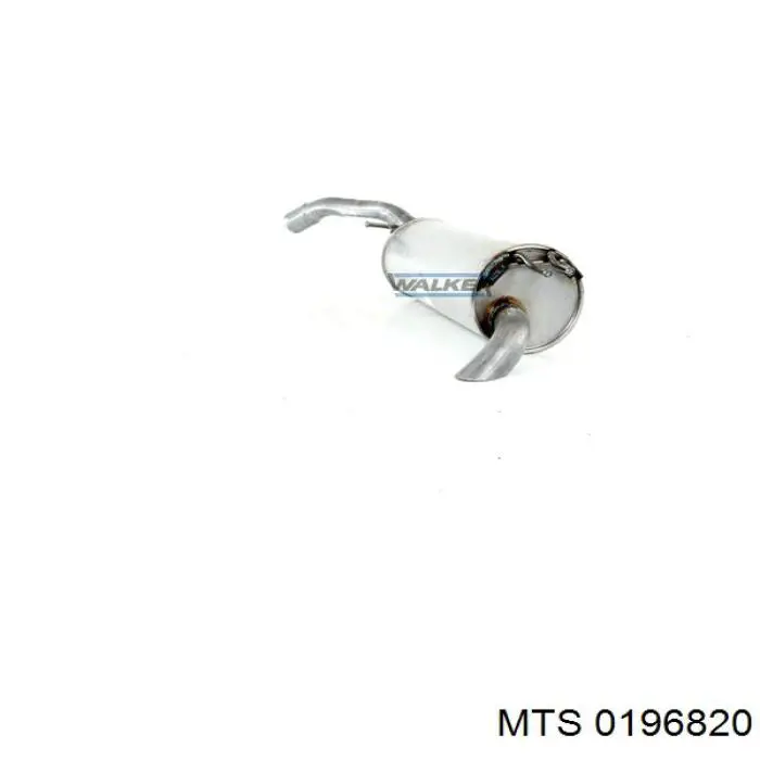 Silenciador, parte traseira MTS 0196820 preço, a partir de 76,67 USD