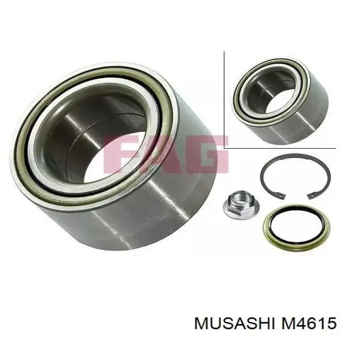 M4615 Musashi Bucim de cubo dianteiro