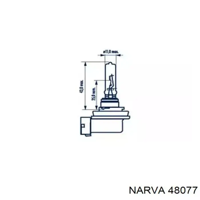 Lâmpada halógena Narva 48077 preço, a partir de 10,88 USD