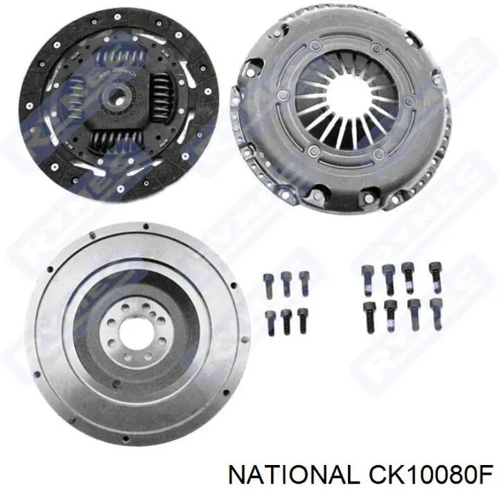 CK10080F National Kit de embraiagem (3 peças)