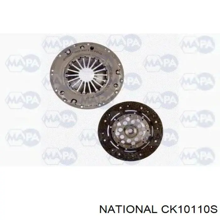 Kit de embraiagem (3 peças) CK10110S National