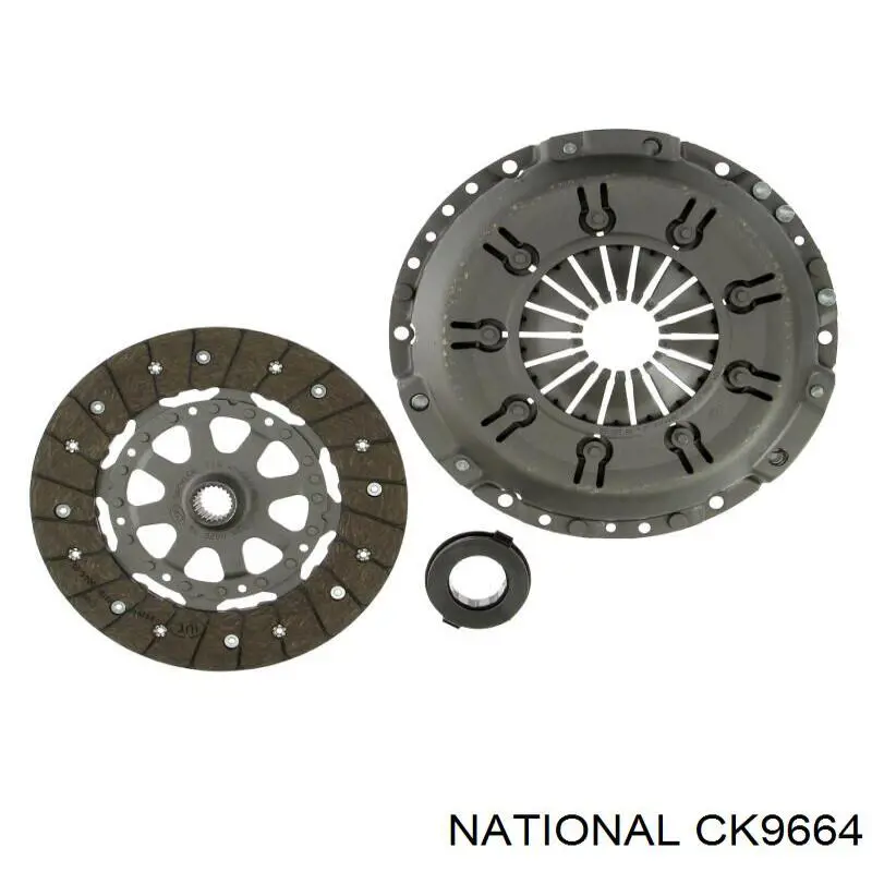 Compre CK9664 National Kit de embraiagem (3 peças)