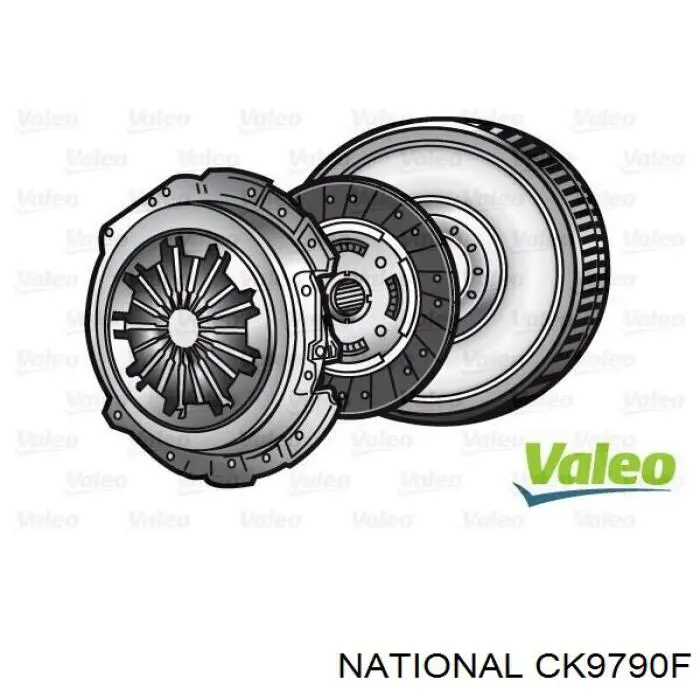 CK9790F National Kit de embraiagem (3 peças)